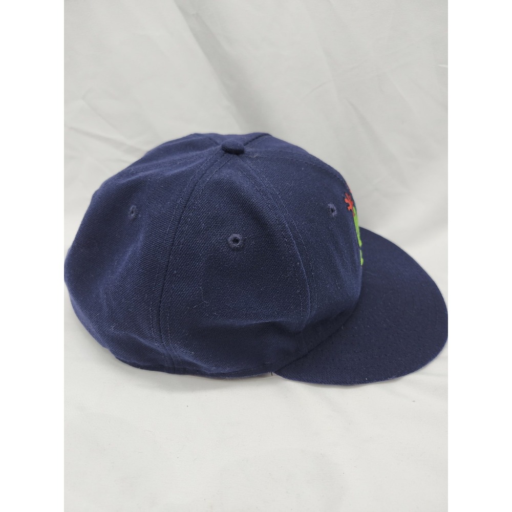 Everett AquaSox Hat New Era 59FIFTY Frog MiLB Fitted Cap 7 7/8 Navy - Picture 5 of 6